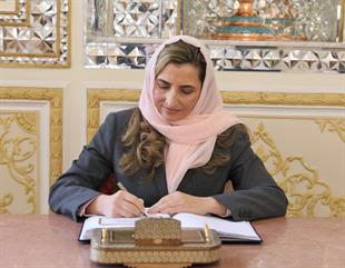 تقدیم استوارنامه سفیر ایتالیا